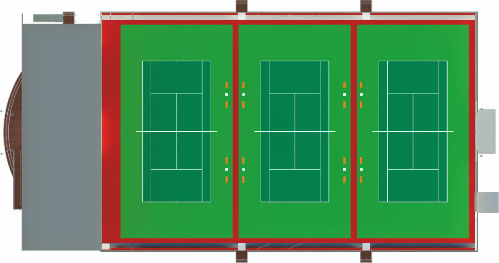 Теннисные корты в Бийске